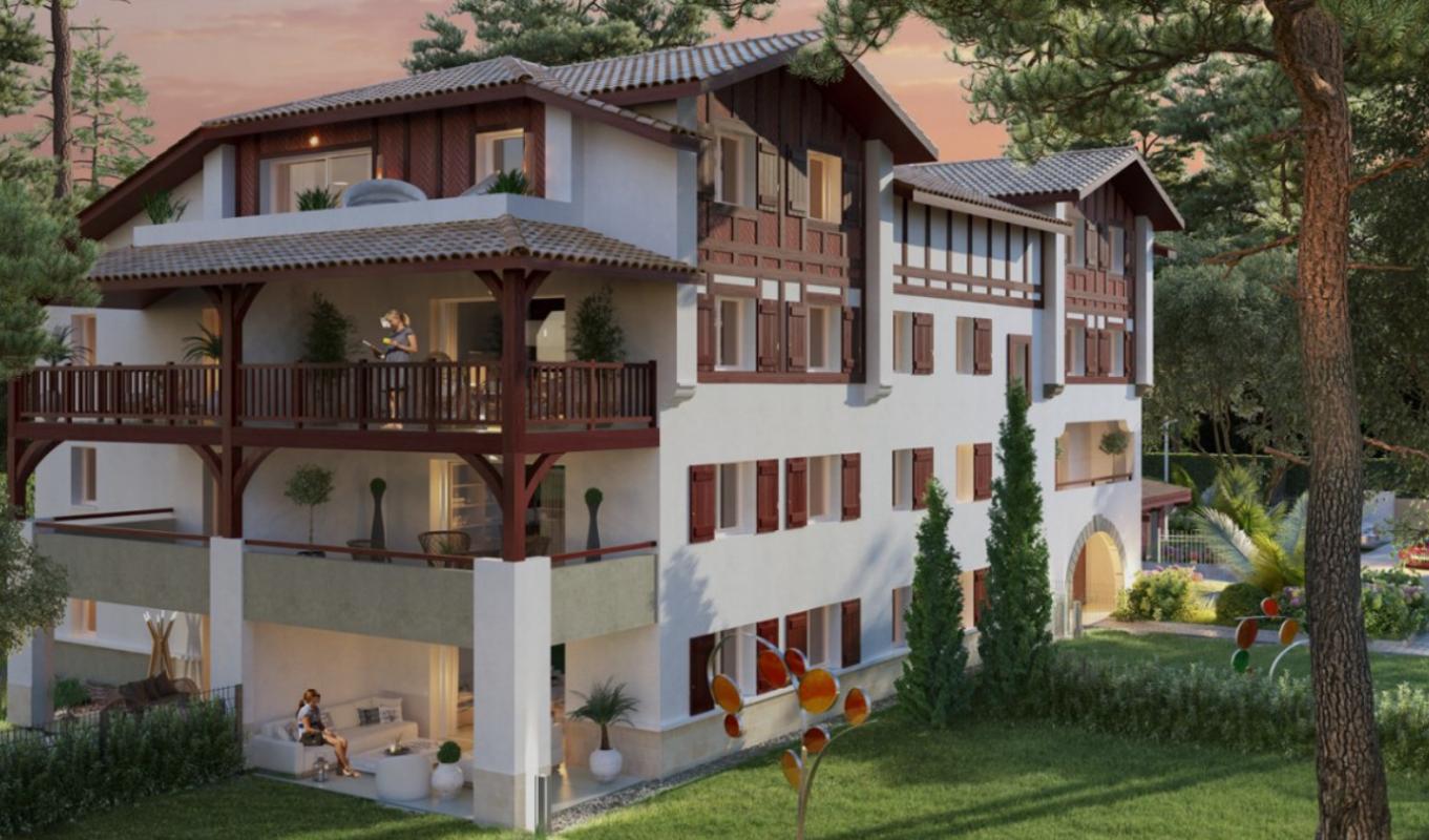 Cette belle résidence type demeure basco-landaises composée de 12 appartements offre des garanties de confort incomparables et une expérience de vie privilégiée o&ug...